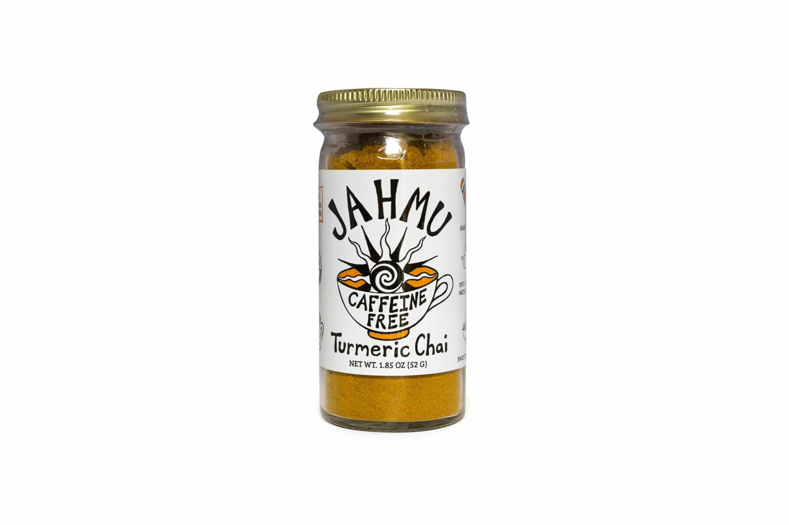 Jahmu turmeric chai spice jar 1 65oz herbiary